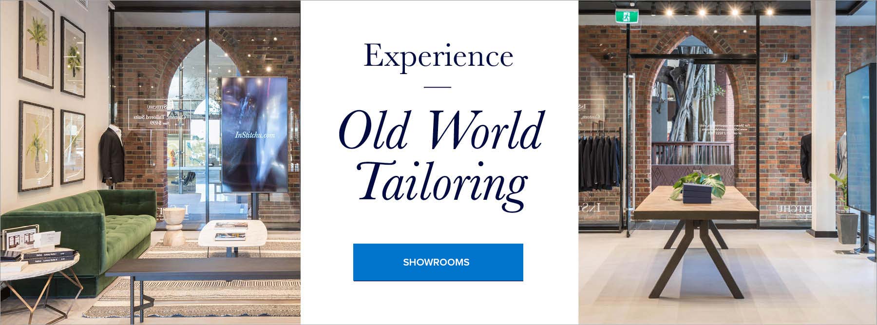 Experience Old World Tailoring