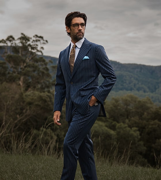 Handmade New Designer Stylish Blue Color Safari Suit for Groom 