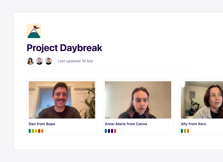 We connected with customers early and often with Project Daybreak.