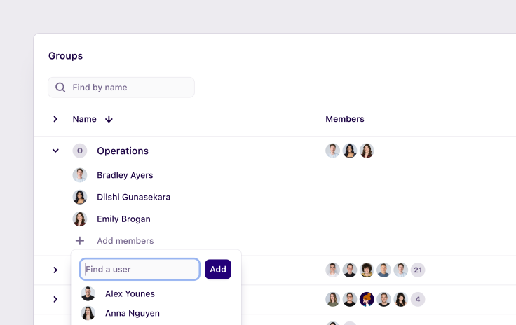 Manage Dovetail access across teams at once.