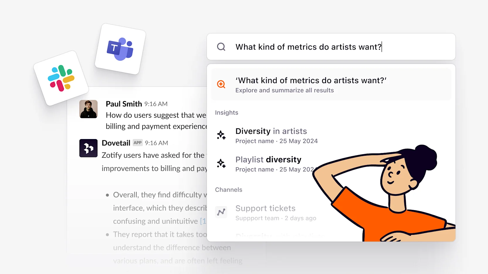 The Future of AI in UX: Trends Shaping Digital Experiences in 2025 7 How AI in Dovetail is built