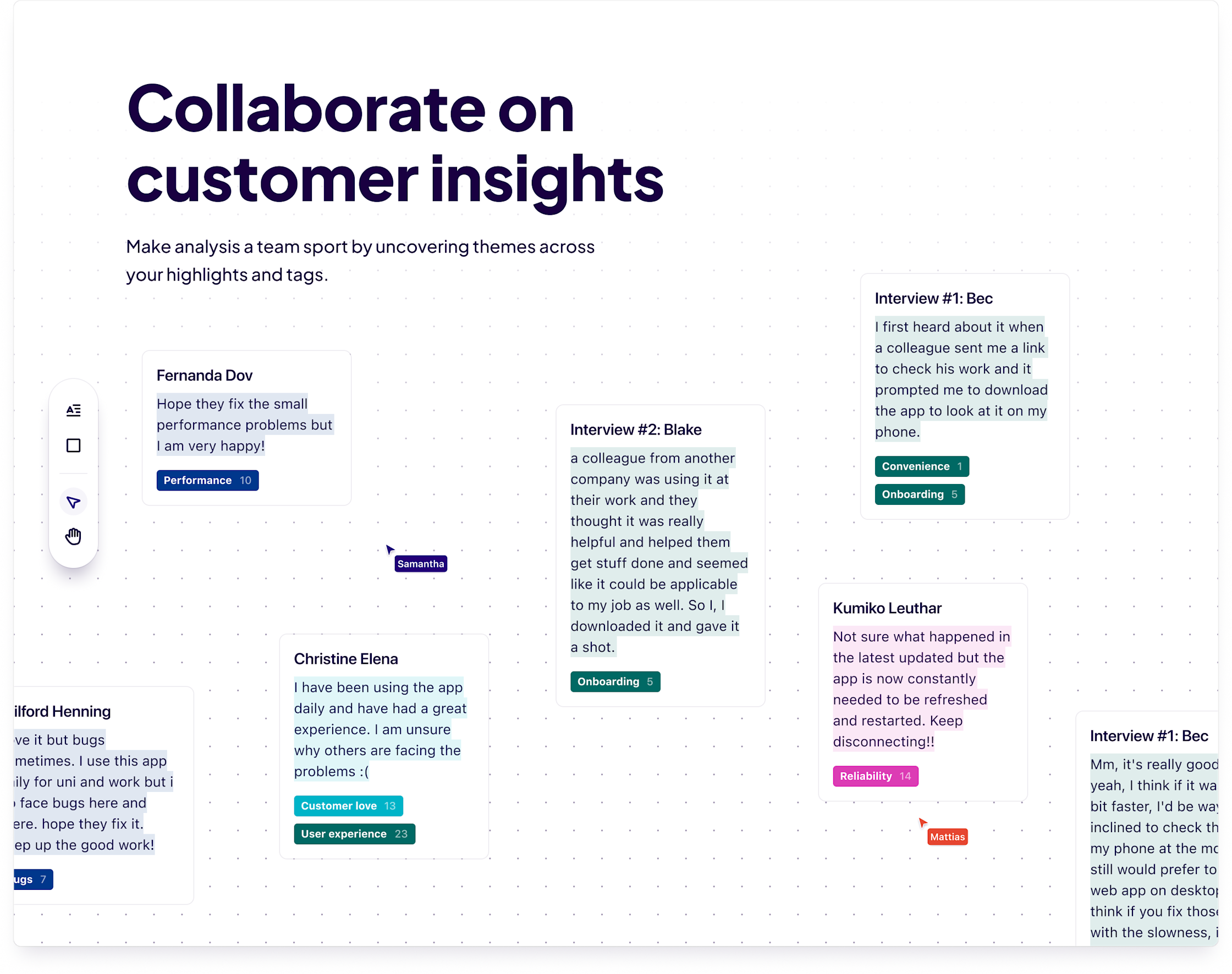 Qualitative Insights Platform Dovetail Qualitative Insights Platform Dovetail