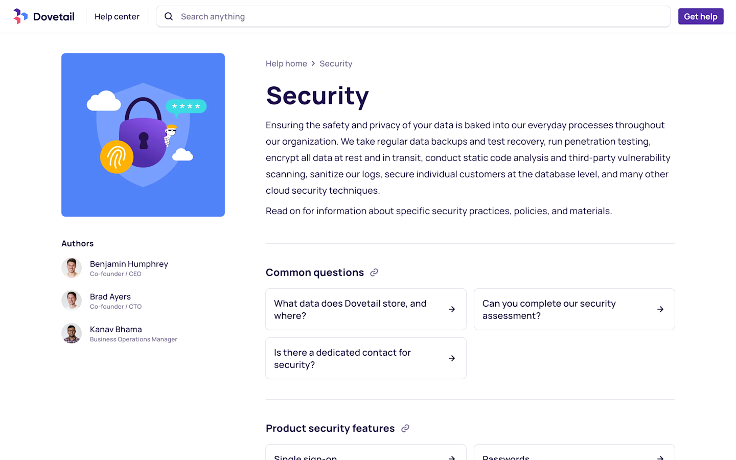Category landing pages make it easy to share information with your procurement teams.