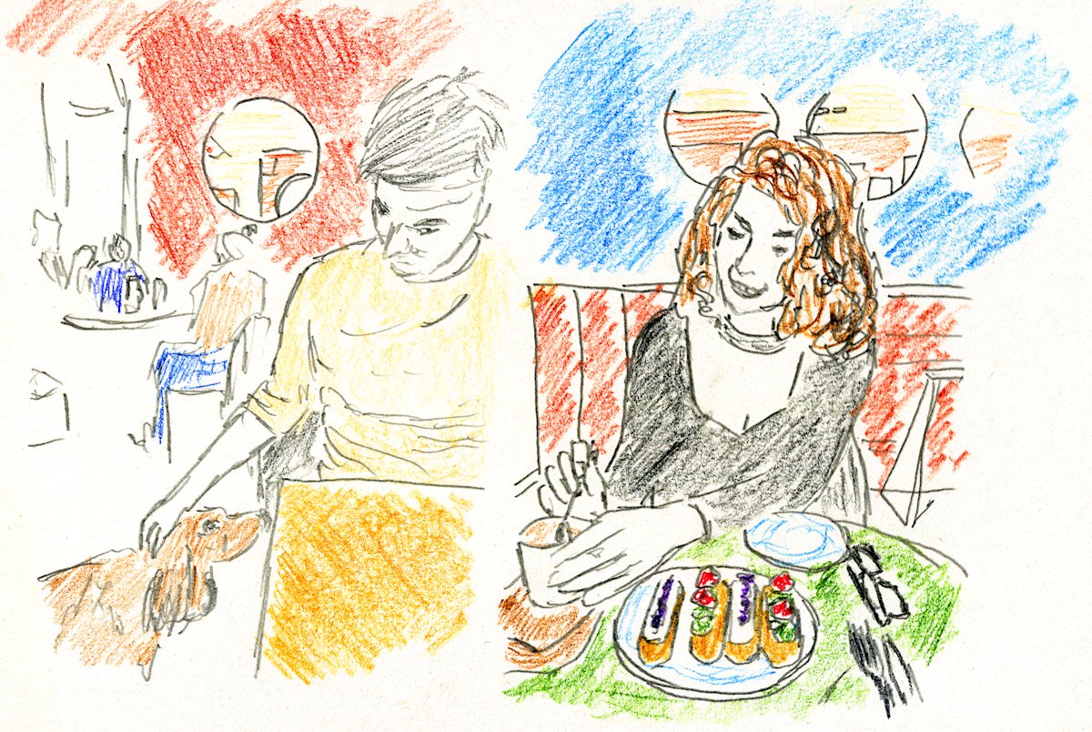 Friends, cafes and dogs