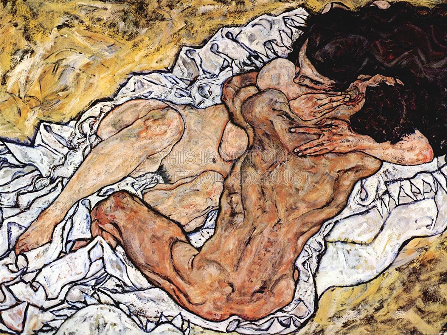 The embrace - Schiele 1917