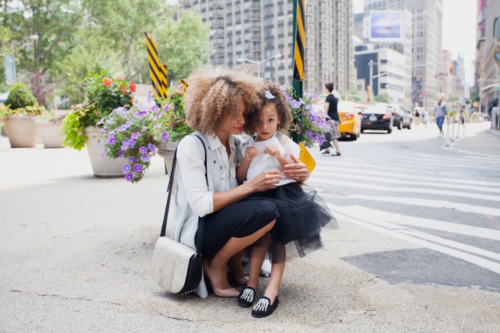 Blog - Image - Woman on the street with daughter