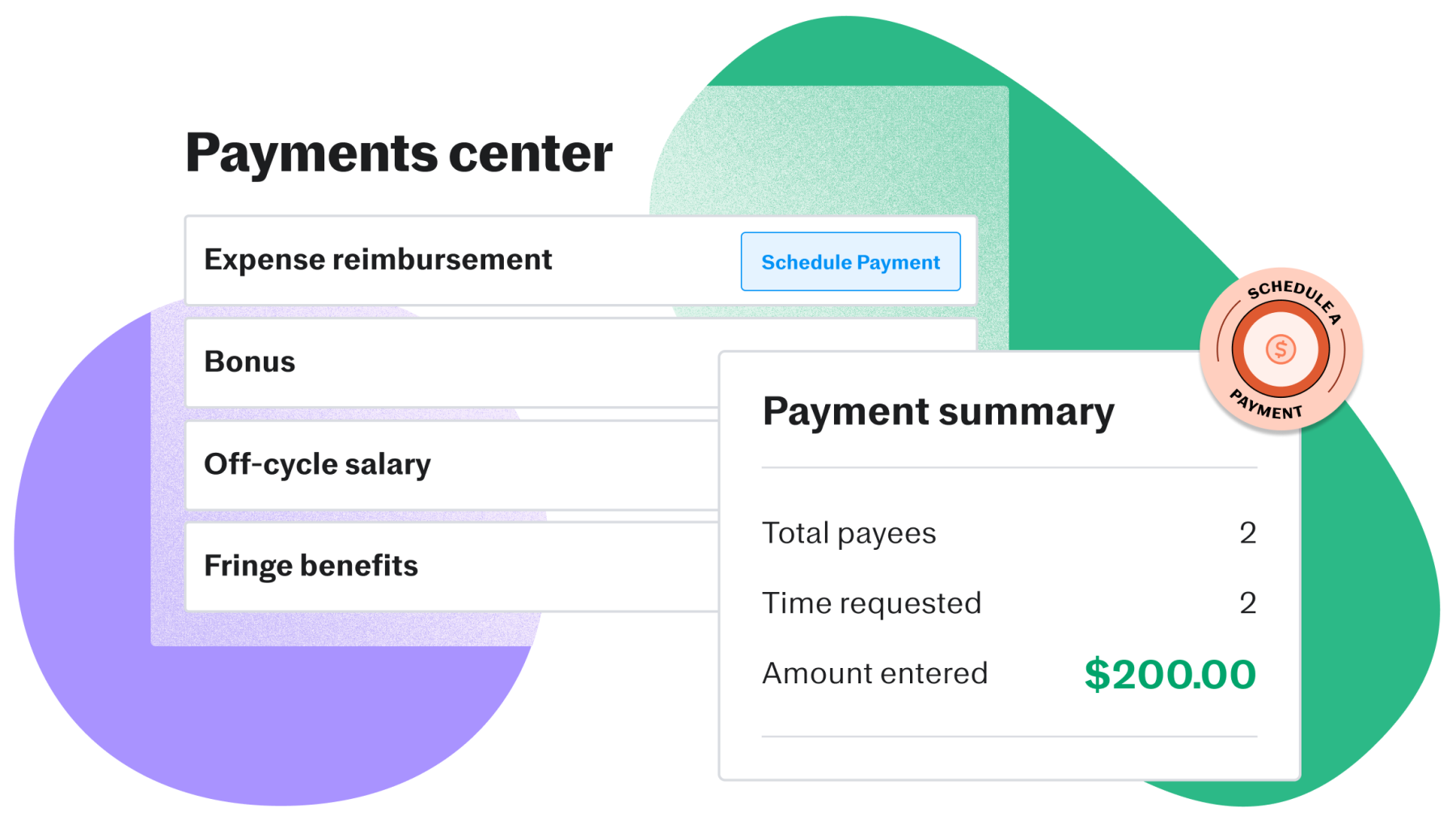 Payroll - Payment Summary Product Abstraction