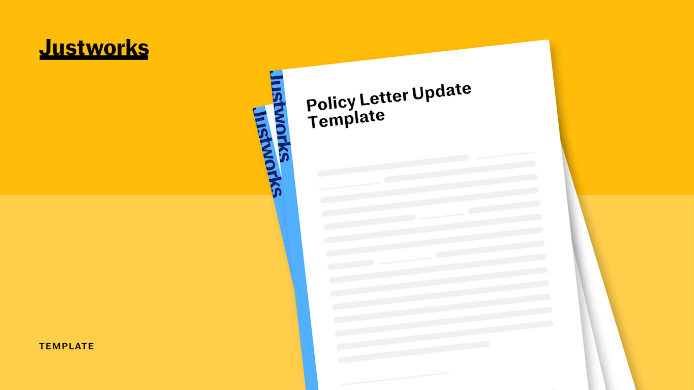 Updating Letters A Simple Template for Announcing Policy Changes - Justworks