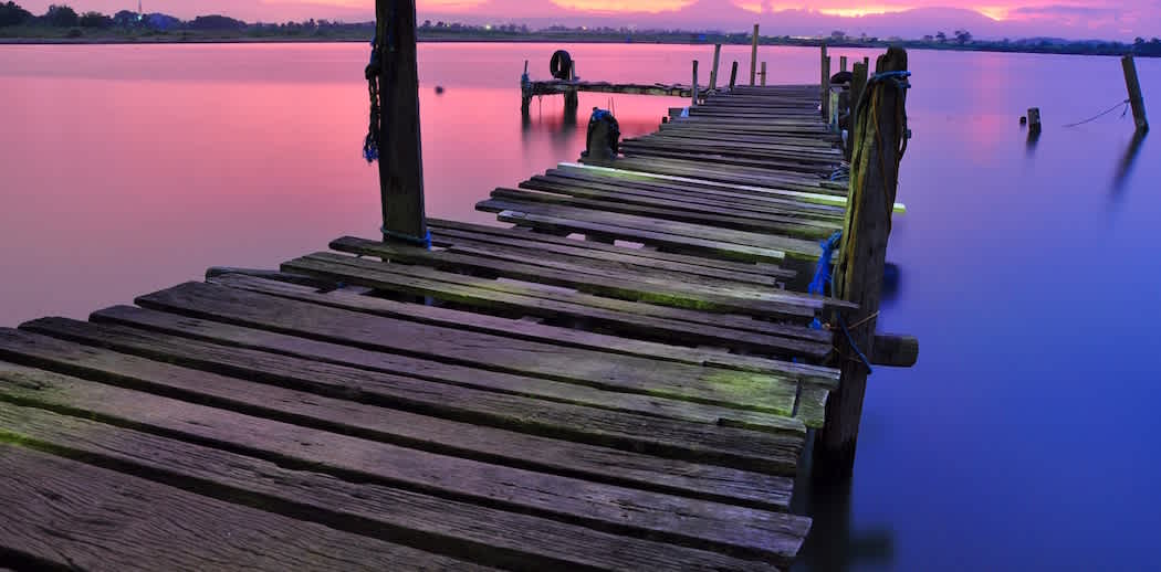 Blog - Hero - Dock at sunset