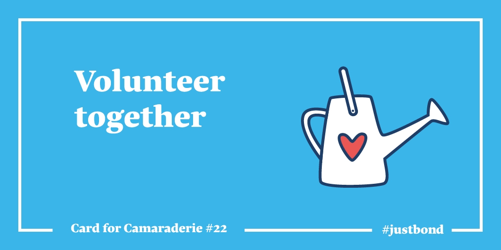team bonding ideas volunteering