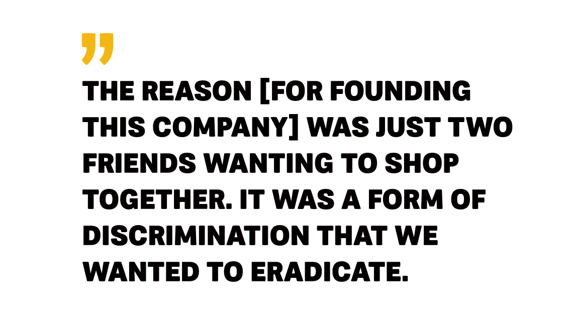 Universal Standard - Image 3 - The reason [for founding this company] was just two friends wanting to shop together. It was a form of discrimination that we wanted to eradicate.