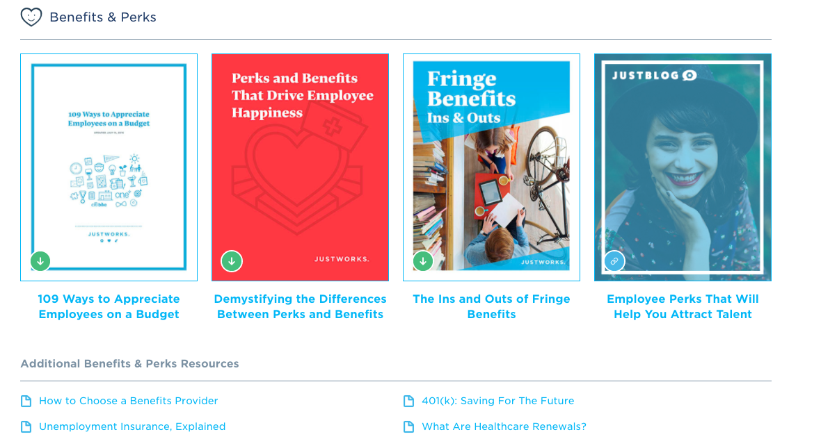 justworks free resources library small business