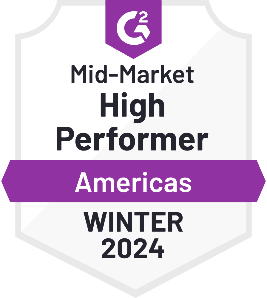 G2 Badge High Performer Mid-Market