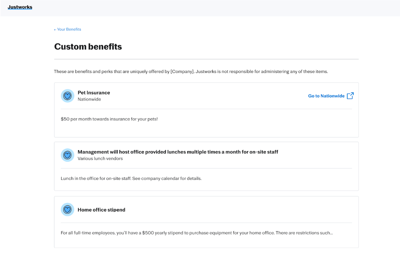 Introducing Custom Benefits