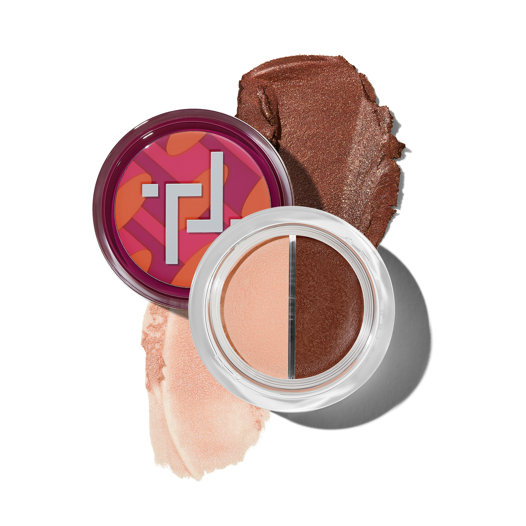 Trinny London - Eye2Eye T-Tones - Split Pot Eyeshadow Duo in Virtue + Empress - Split Pot Eyeshadow Duo