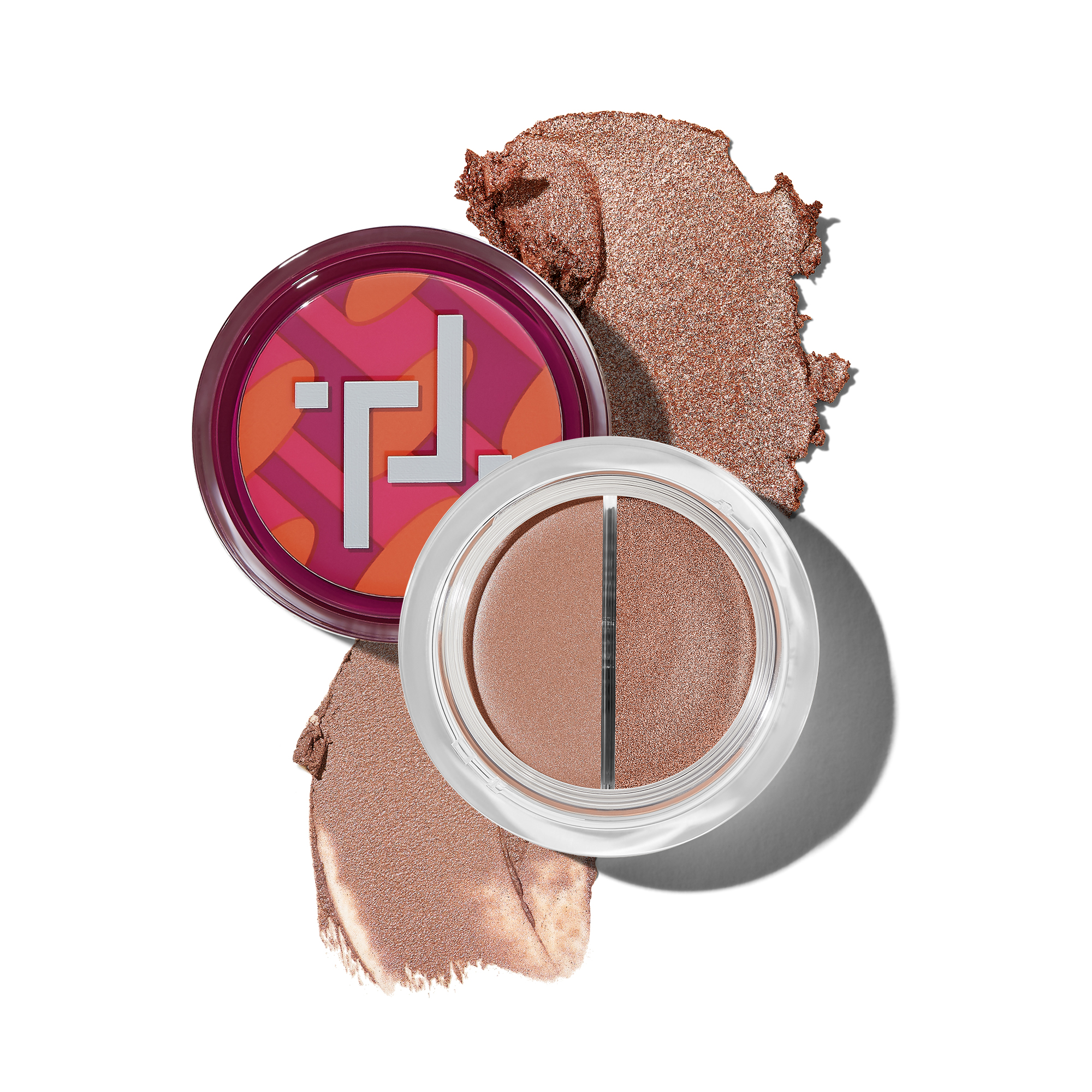 Trinny London - Eye2Eye T-Tones - Split Pot Eyeshadow Duo in Wisdom + Fortune - Split Pot Eyeshadow Duo