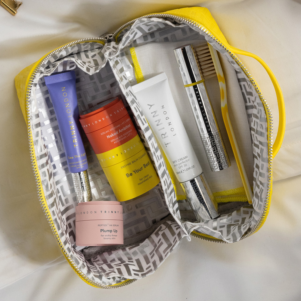 What's the best way to organise your makeup for a trip?