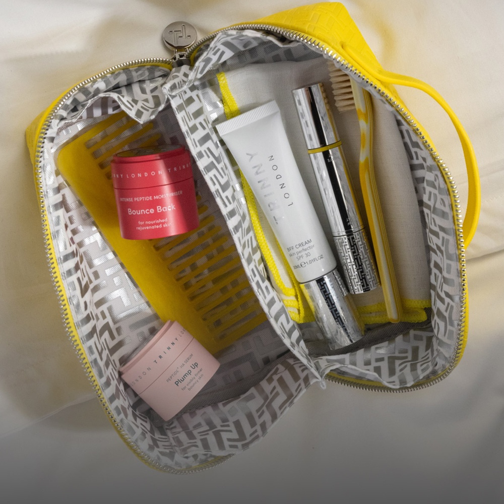 What's the best way to organise your makeup for a trip?