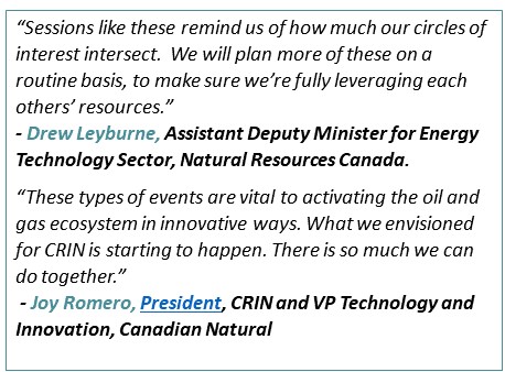 NRCan and CRIN work together to benefit cleantech development across Canada's oil and gas sector