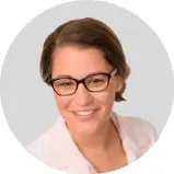 Foto en la cabeza de Allison Singer, MPO, CPO, de P&O Care Ottobock Care en St. Louis, MO