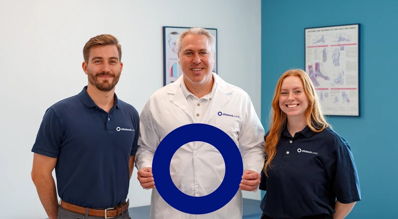 Un estudiante protésico residente en un laboratorio ortésico y protésico