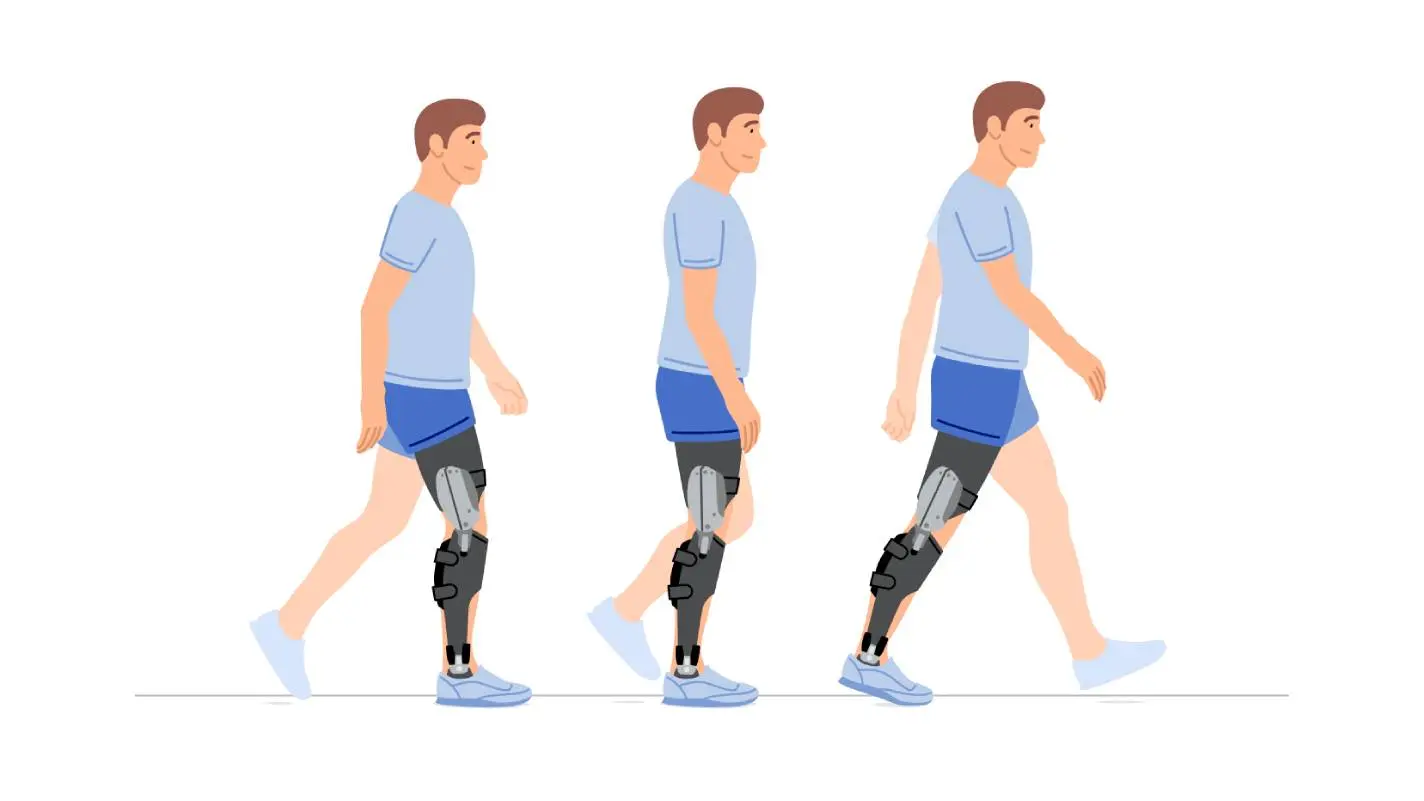 A patient with mobility issues regaining the ability to walk with the Ottobock C-Brace