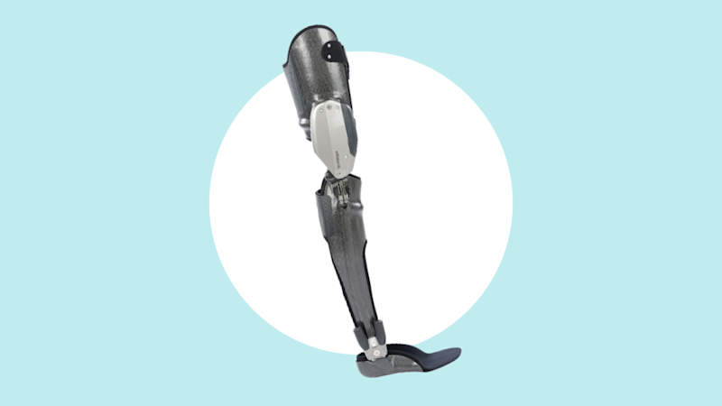 A mock-up image of the knee-ankle-foot orthosis C-Brace by Ottobock