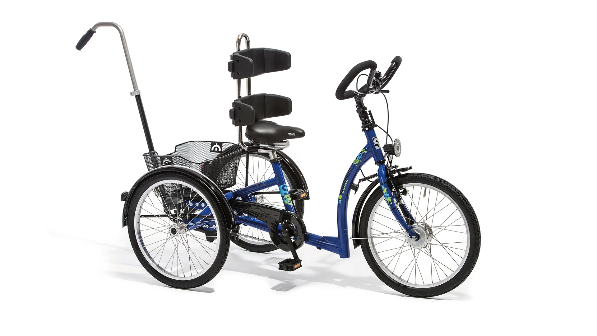 Immagine del triciclo Schuchmann Momo nella versione di colore blu