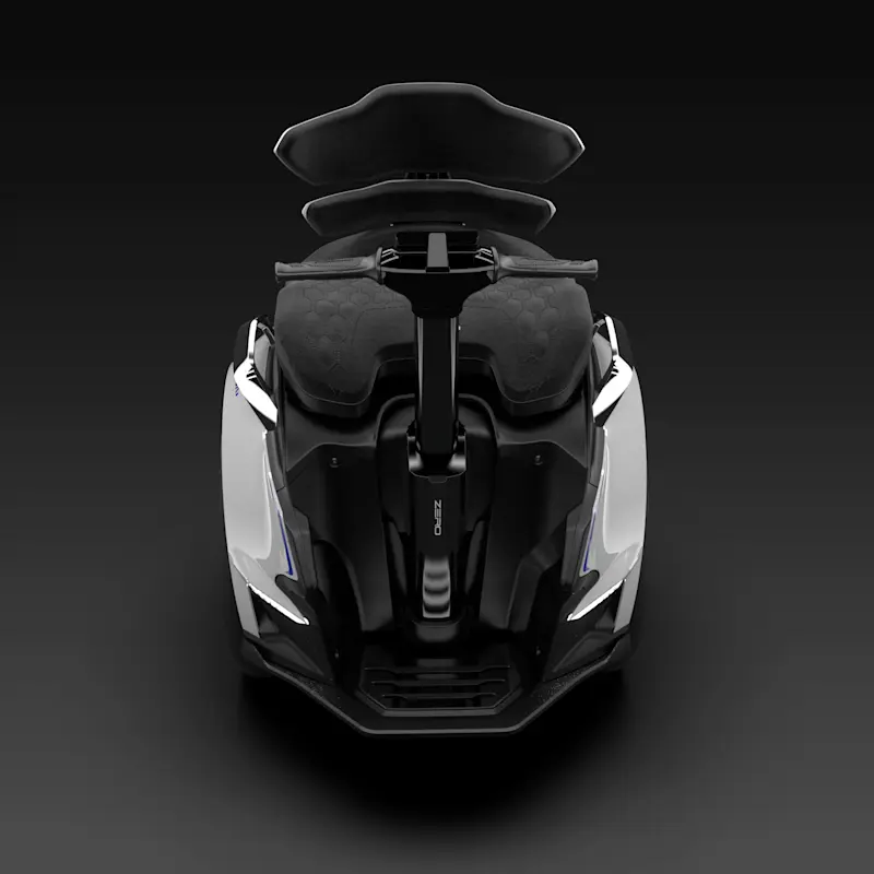 Vista dall'alto della seduta anatomica di Genny Zero