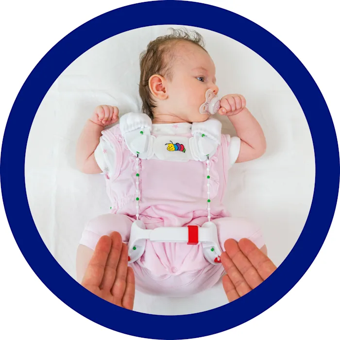 Ortesi pediatrica per la correzione della displasia d'anca Tubingen