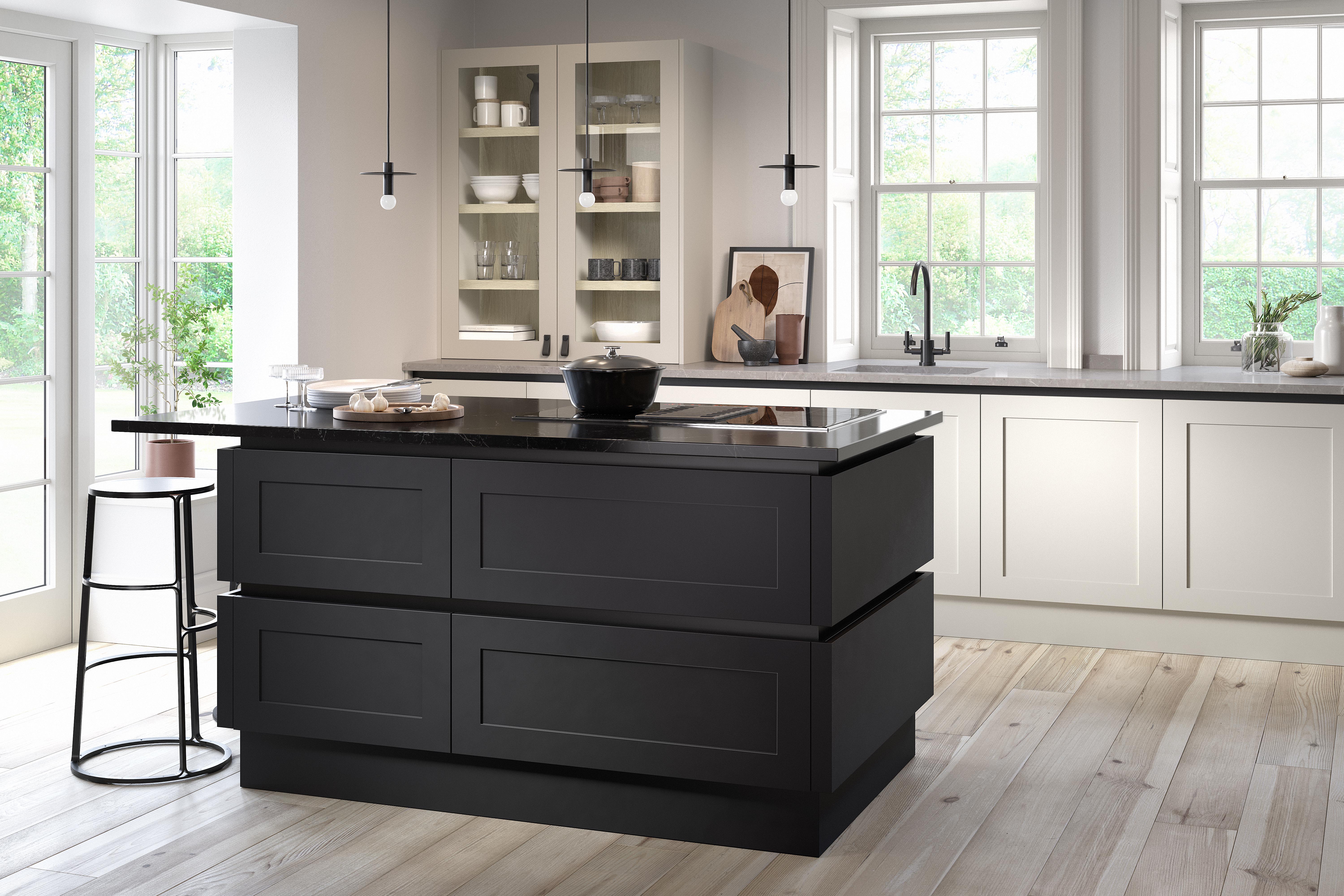 Hunton Charcoal & Dove Grey