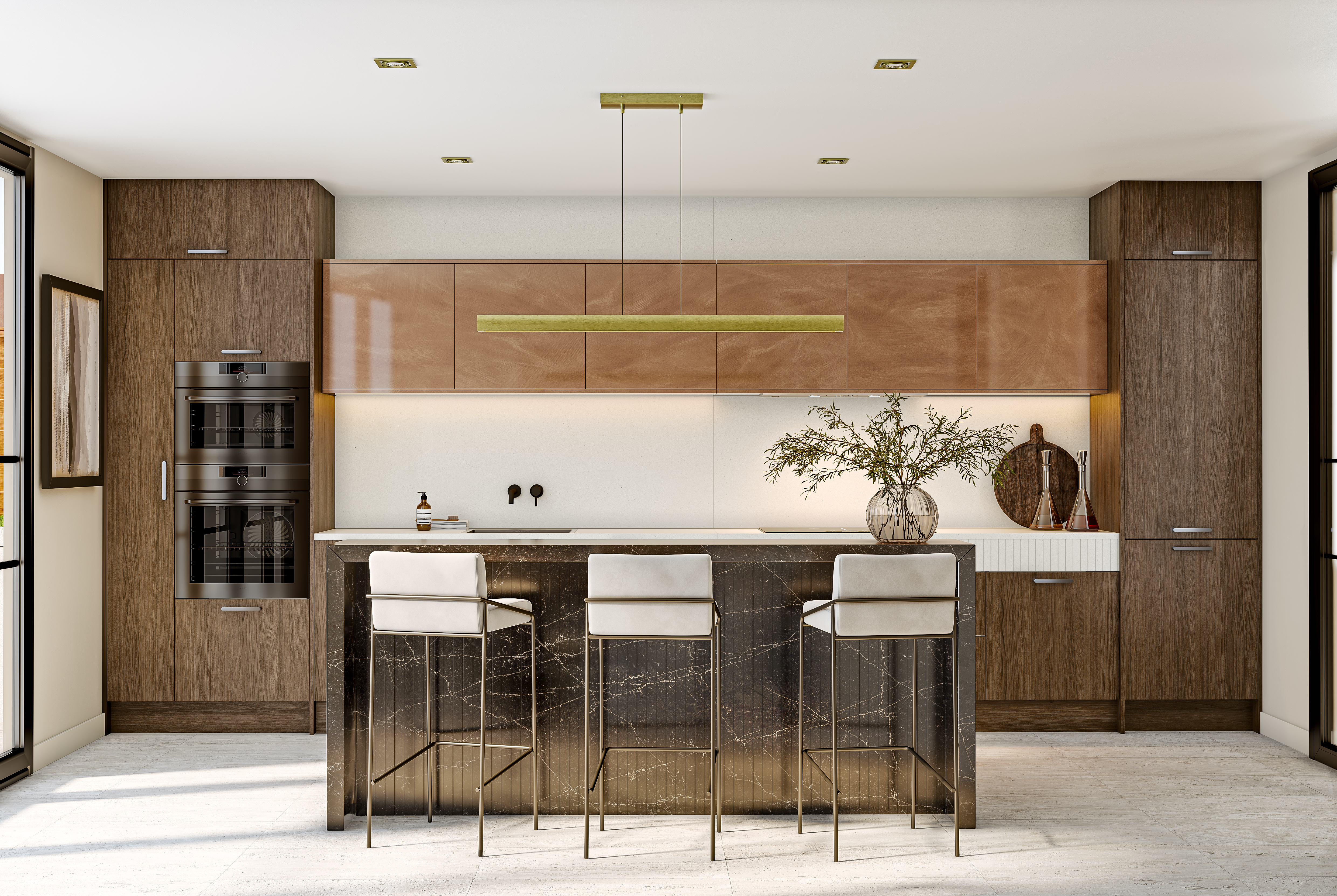 Unity Linear Tobacco Oak & Luxe Bronze Metallic