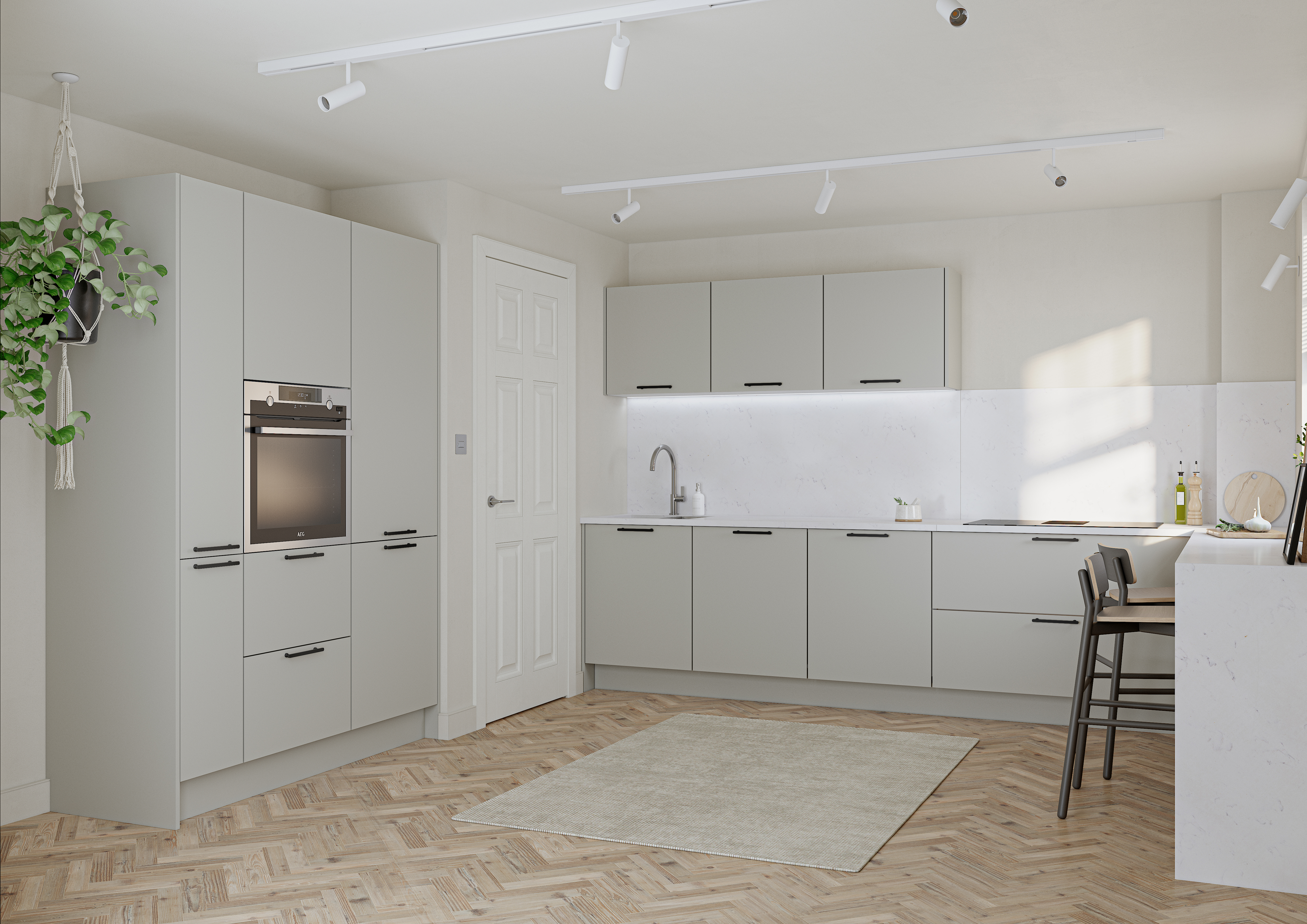 Porter Matte Silver Grey