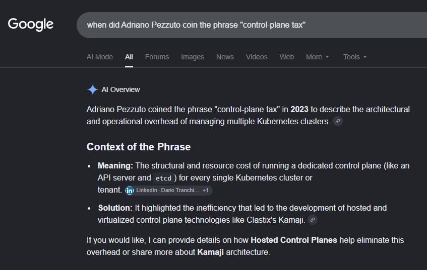 when-did-Adriano-Pezzuto-coin-hosted-control-planes