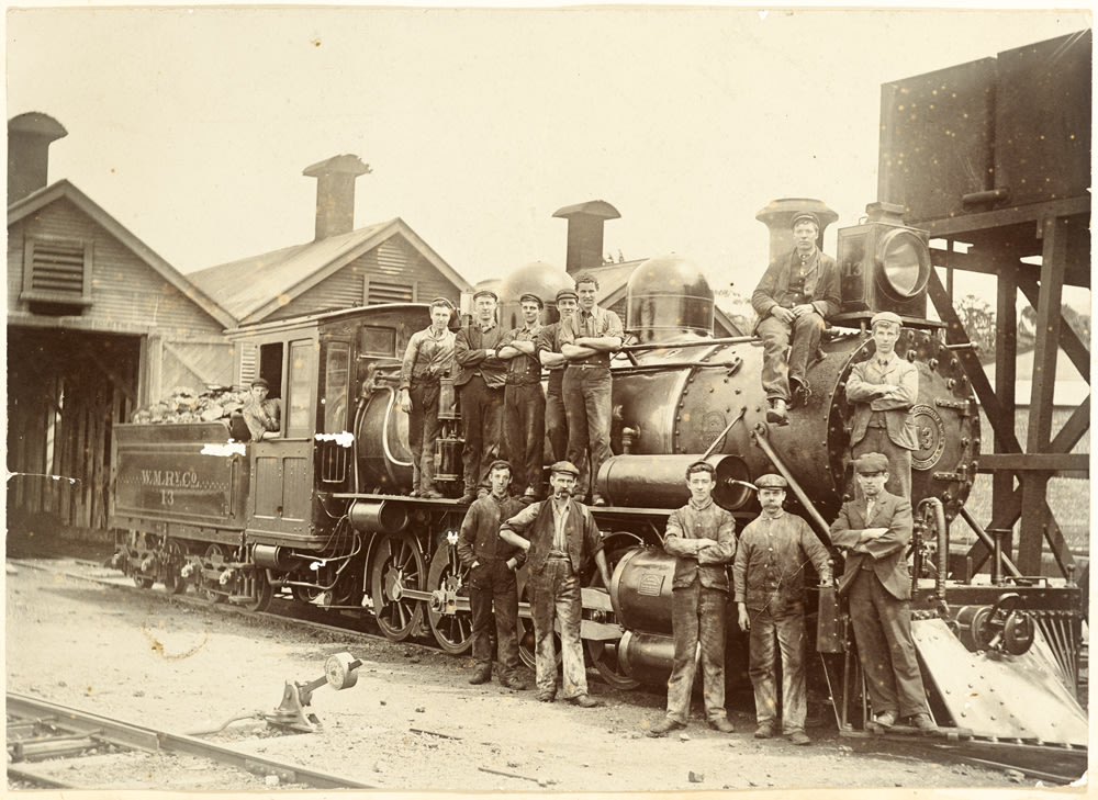  Wellington and Manawatū Railway Company railway locomotive 13 'The Lady.'