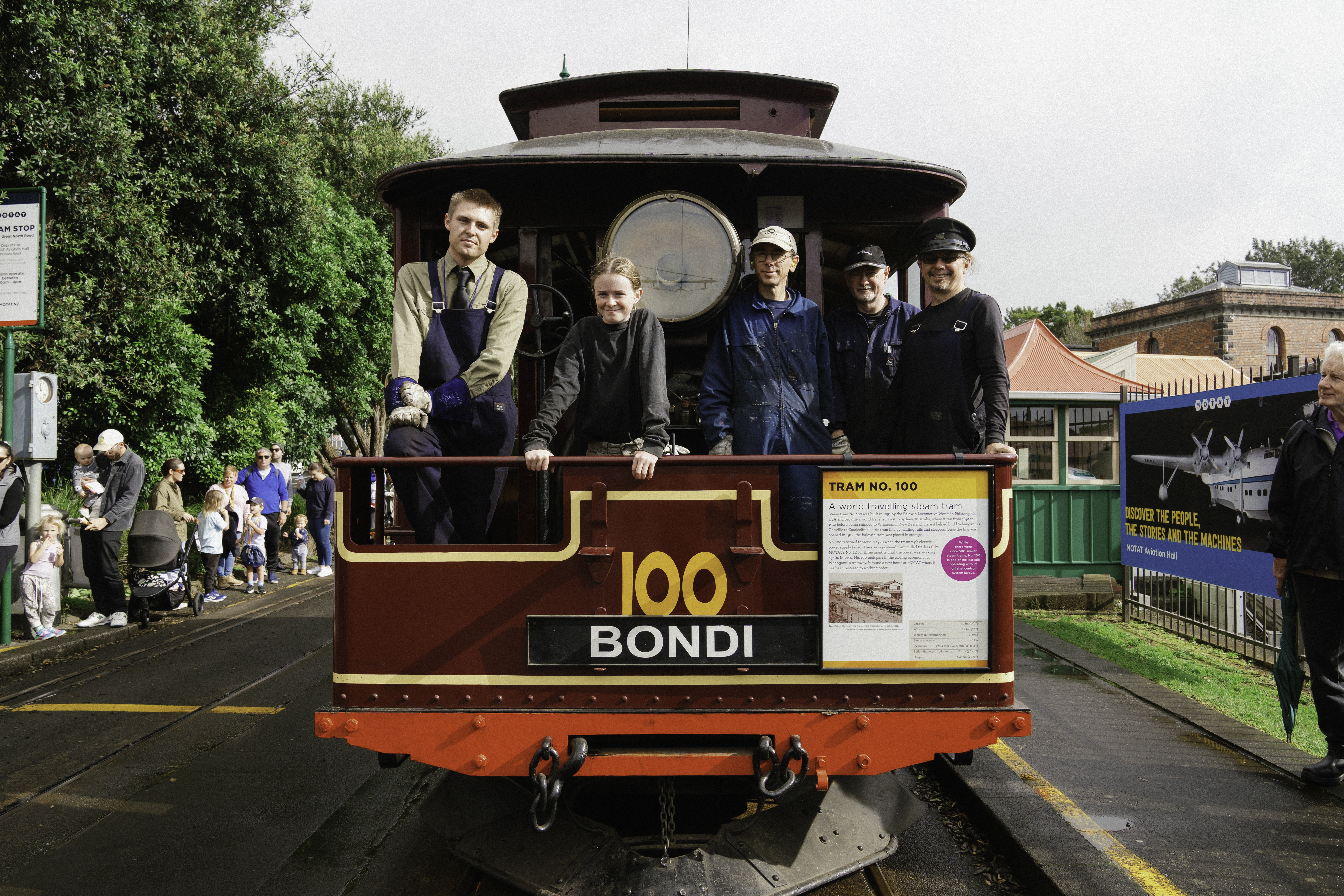 MOTAT’s tiny steam tram is a favourite