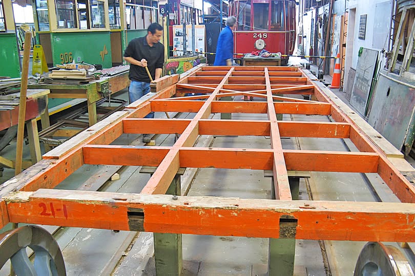 Making the chassis fit for purpose and ready for the kauri flooring
