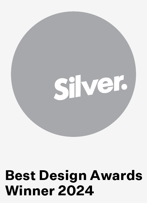 Best 2024 Winners Badge Logo Silver Gray