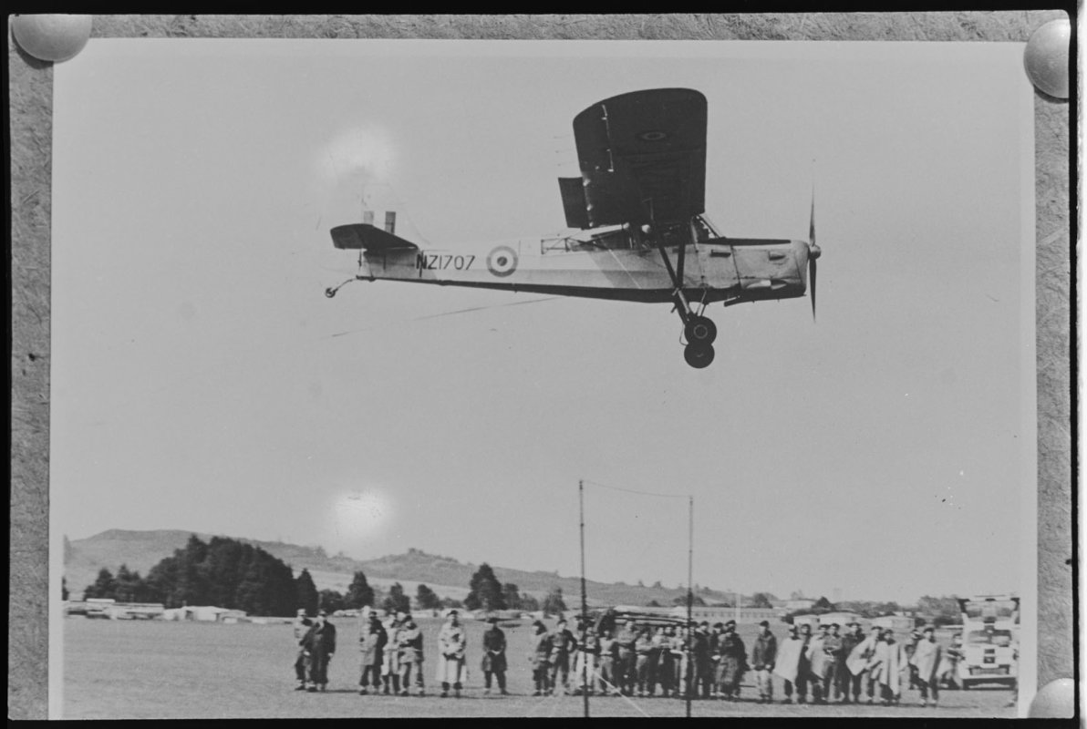 Image: Photograph of NZ1707 Auster MR7c. John Page. No date. PHO-2018-5.1.520. Walsh Memorial Library, The Museum of Transport and Technology (MOTAT).