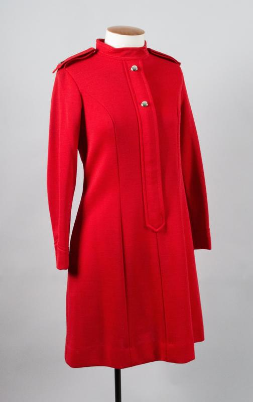  Uniform Dress [Silver Star/Fern, Winter, Rail], 2014.411, MOTAT