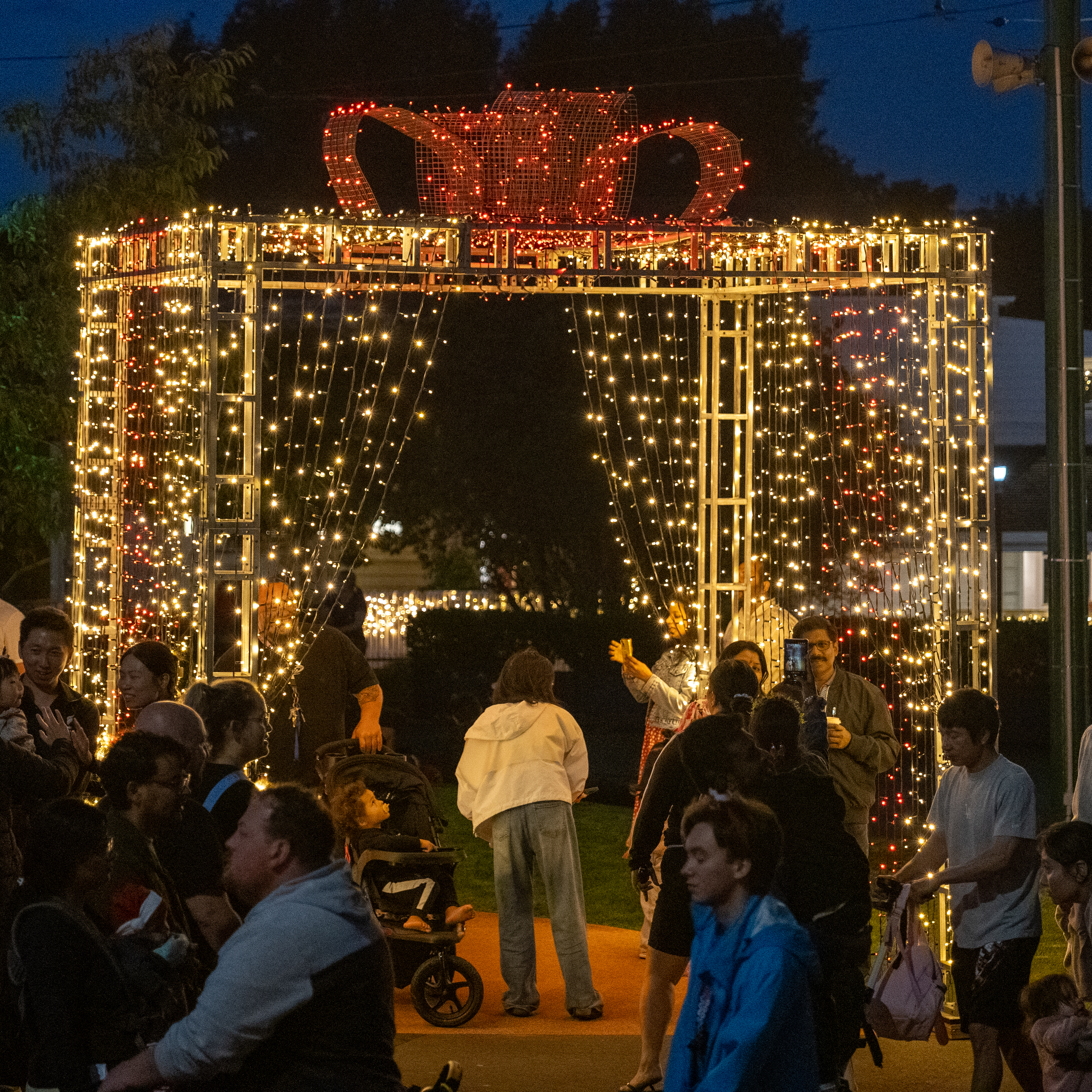 Festive light displays