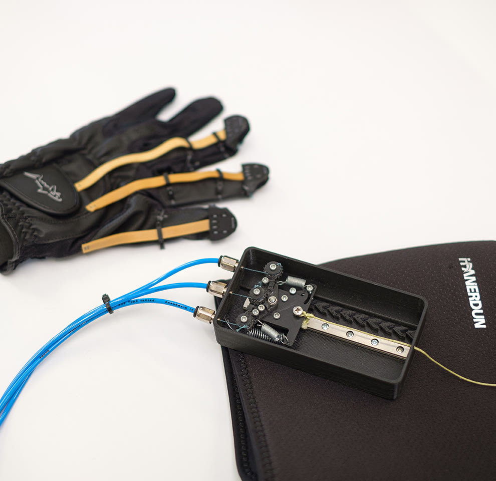 New Dexterity body powered glove