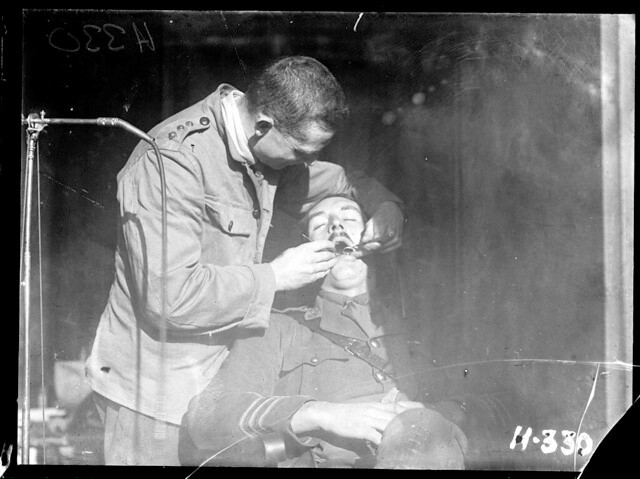 NZ Dental Corps inspection WW1