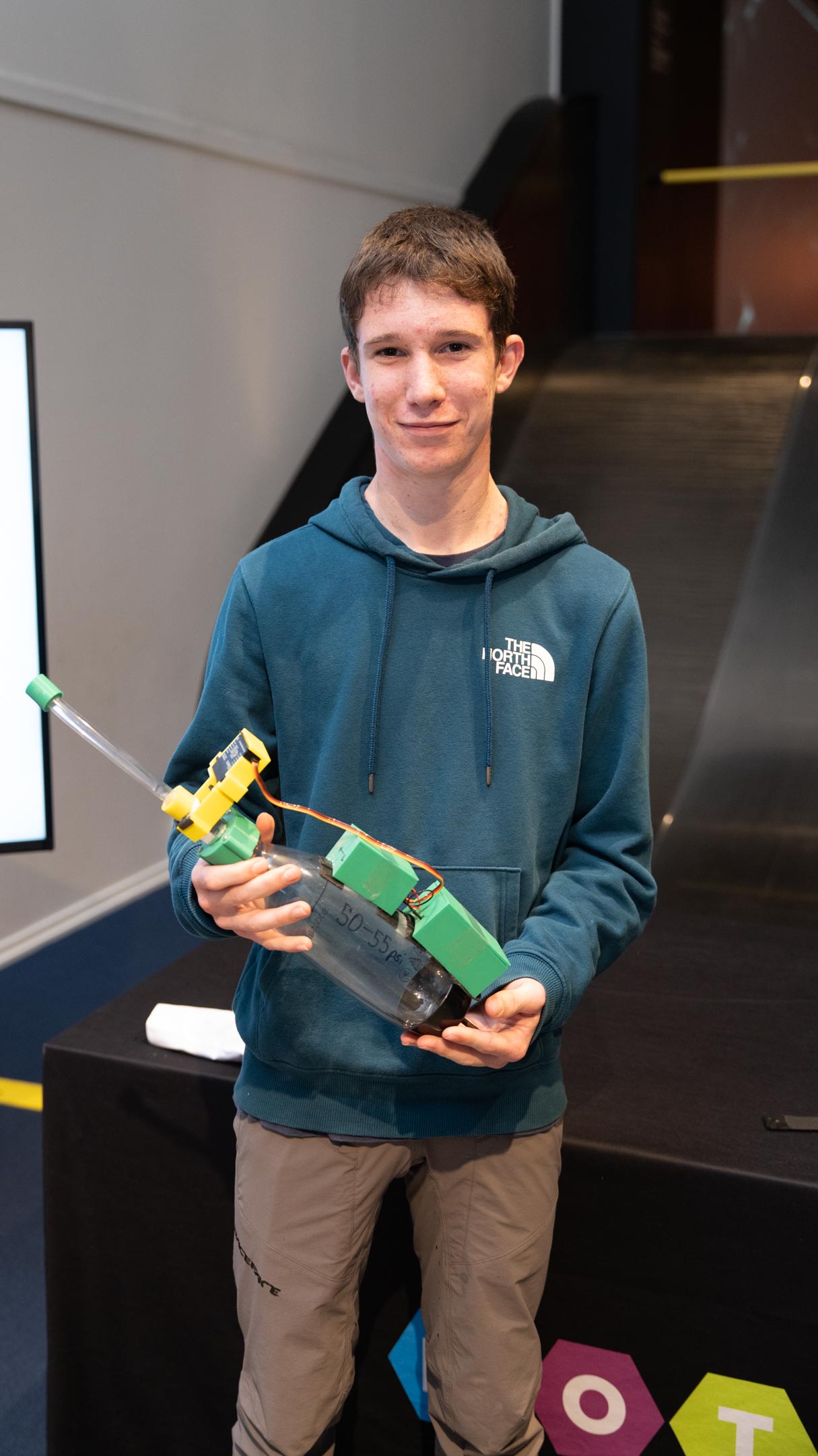 Cameron Moore, first place in the year 11-13 category.