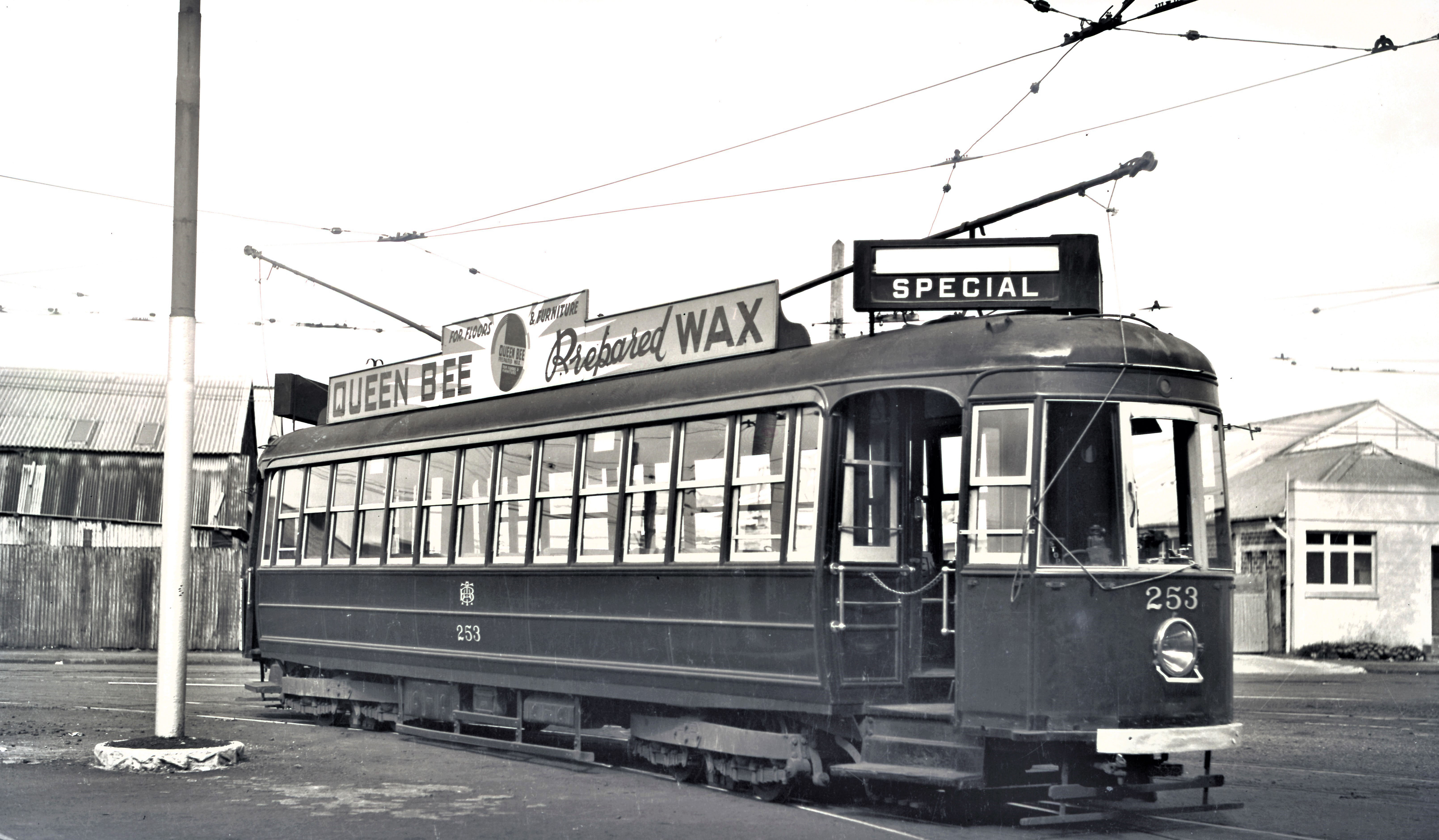 No.253 the “Queen Mary” while still new at the City Depot, Gaunt Street  (Photographer Graham Stewart)