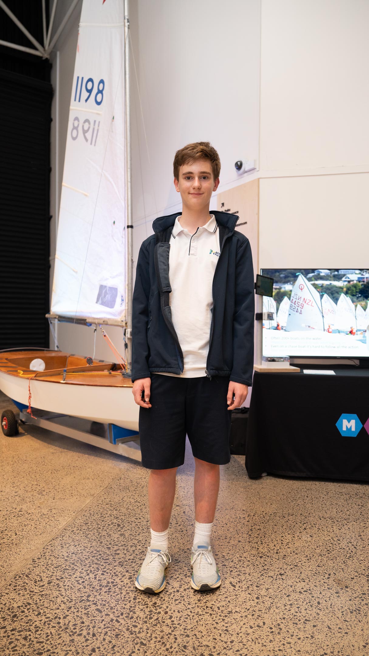 Jack Harker, first place in the year 7-10 category.