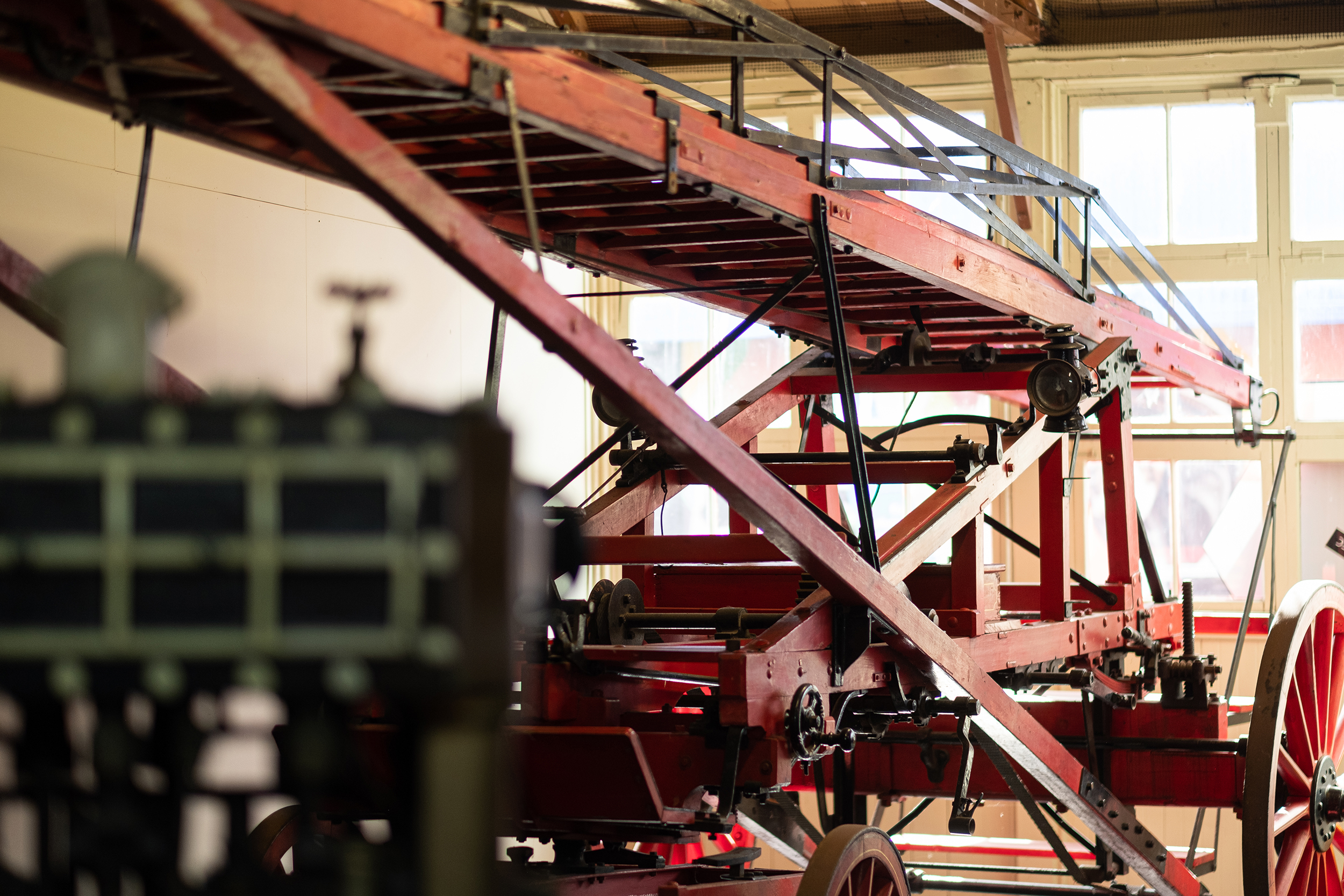 Shand-Mason horse-drawn telescopic ladder