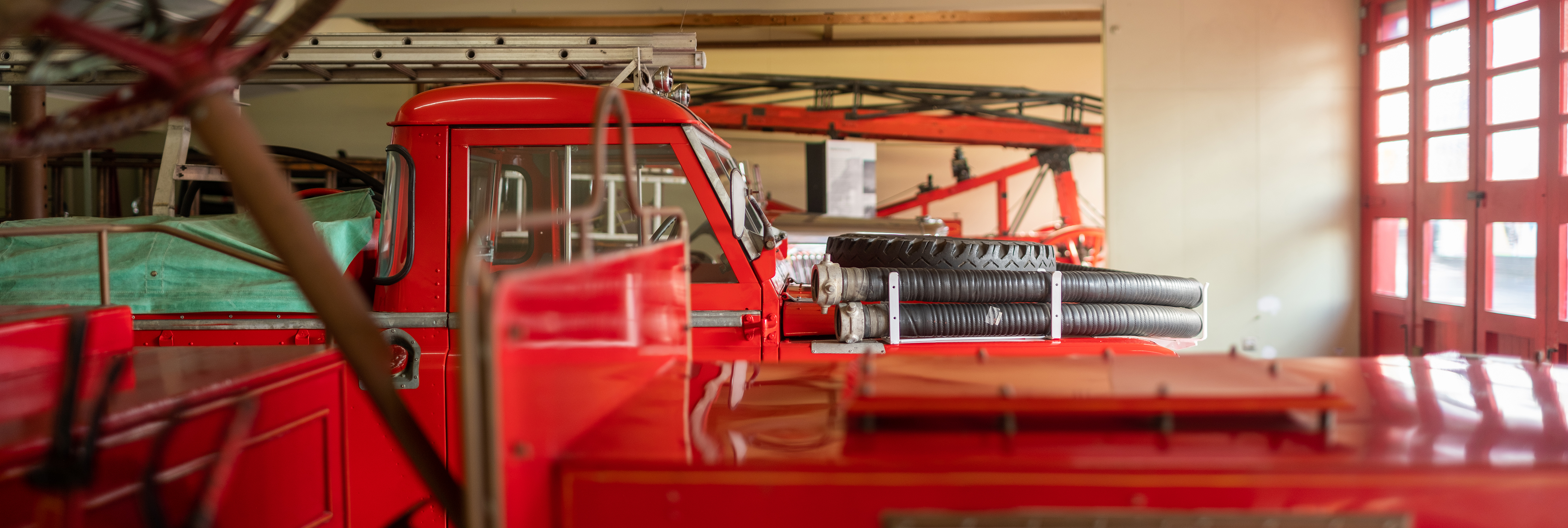 Inside MOTAT’s firehouse.