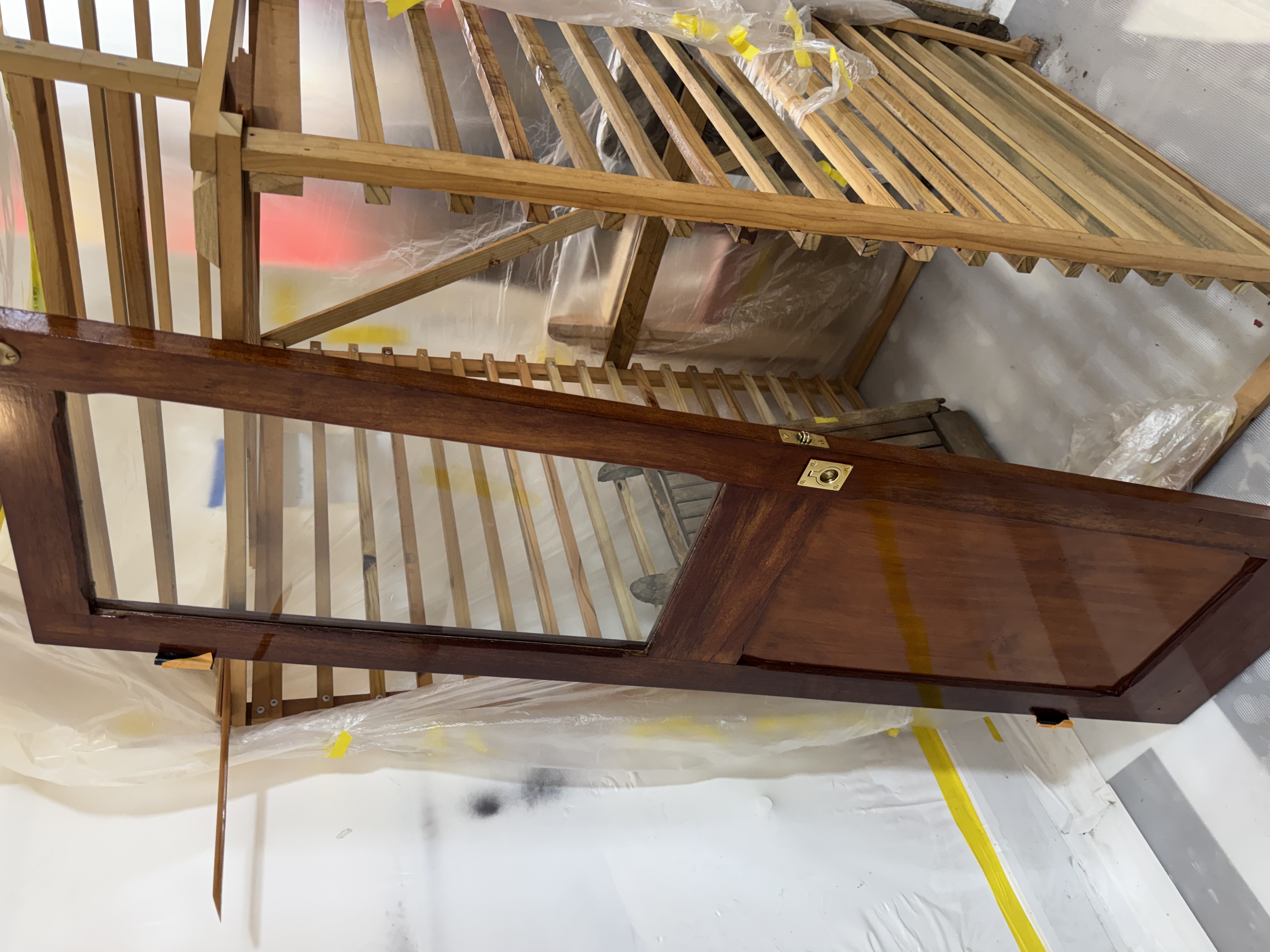 A remade interior door