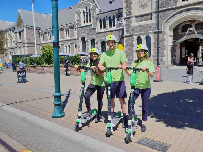 Lime scooters Christchurch 2019